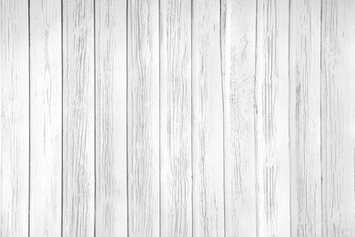 Image of Texture of white wooden planks as background