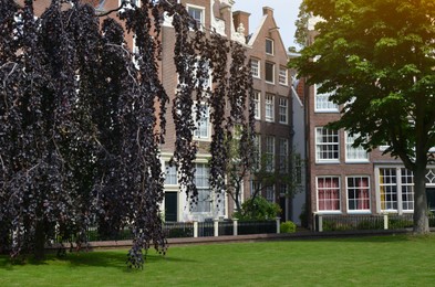 Photo of Beautiful view of modern buildings outdoors on sunny day