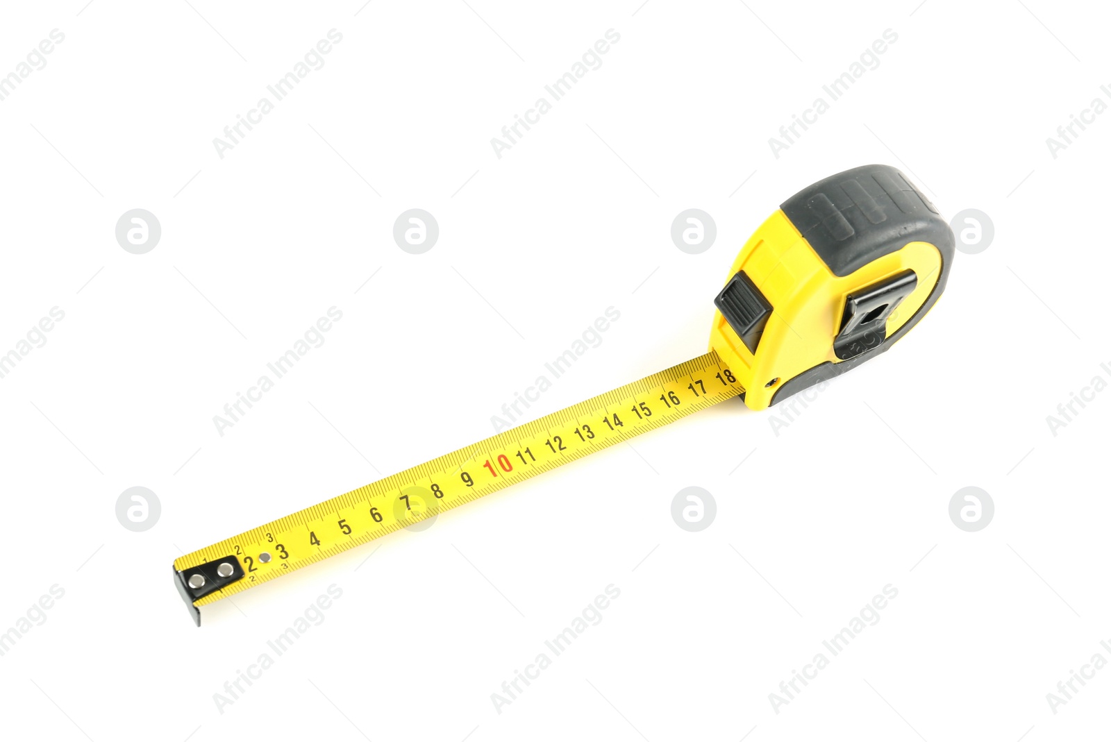 Photo of Tape measure on white background