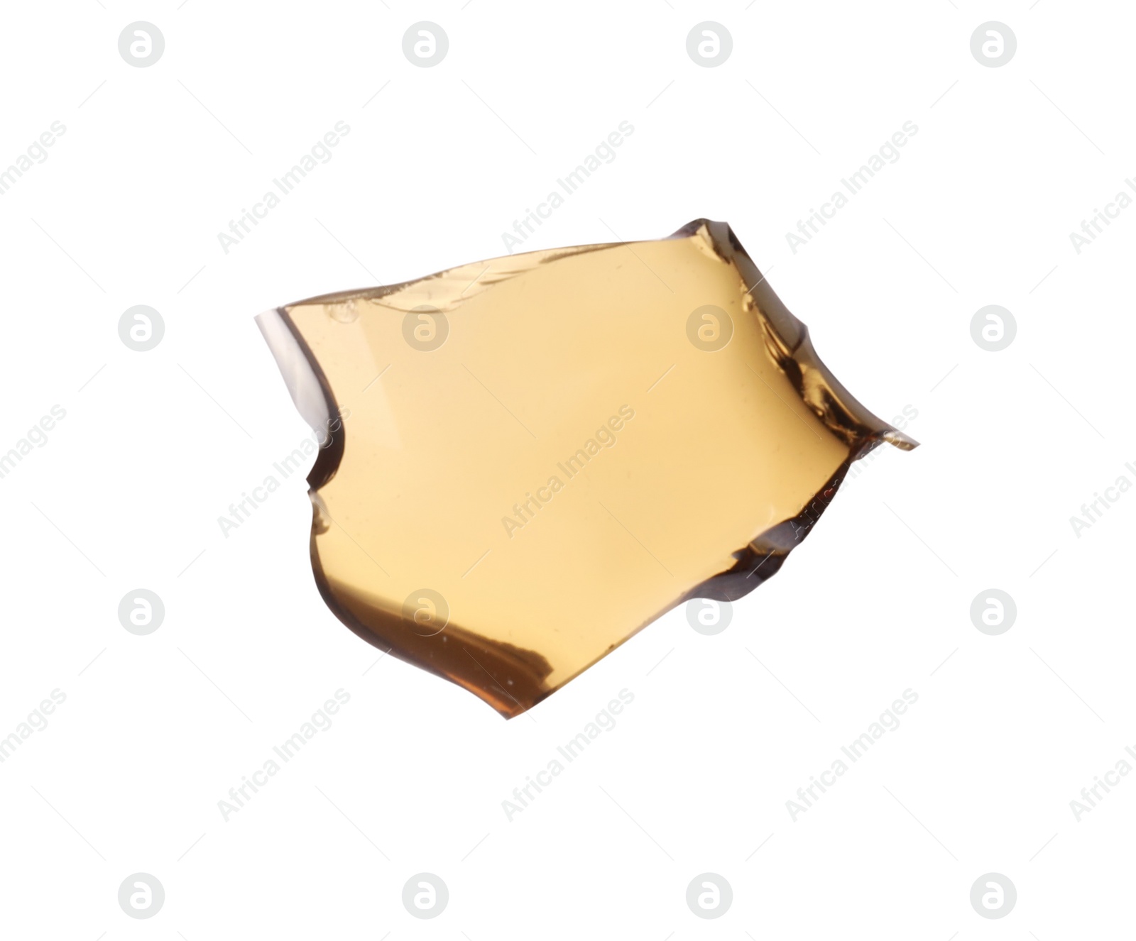 Photo of Piece of broken glass isolated on white