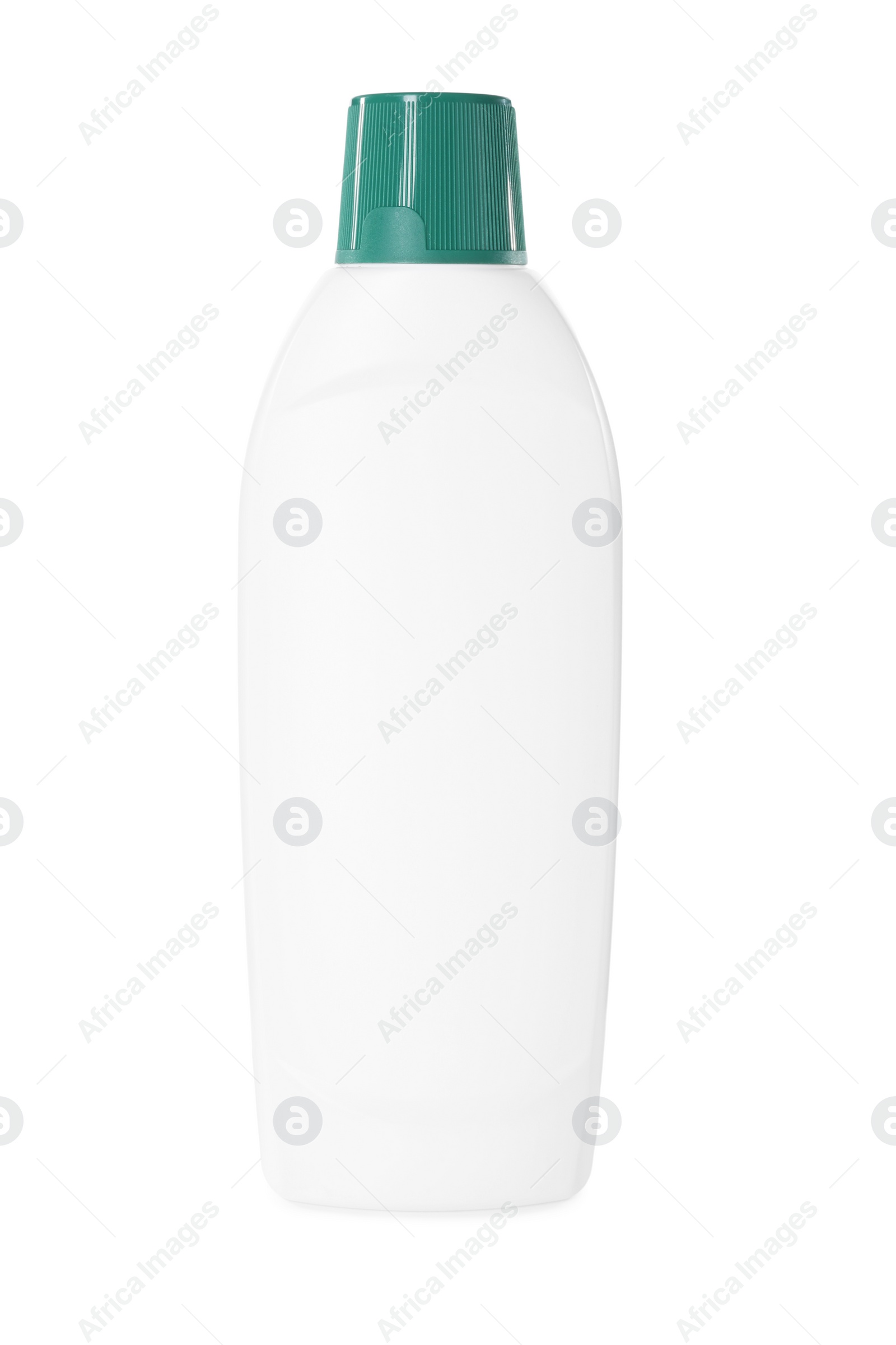 Photo of Bottle of cleaning product isolated on white