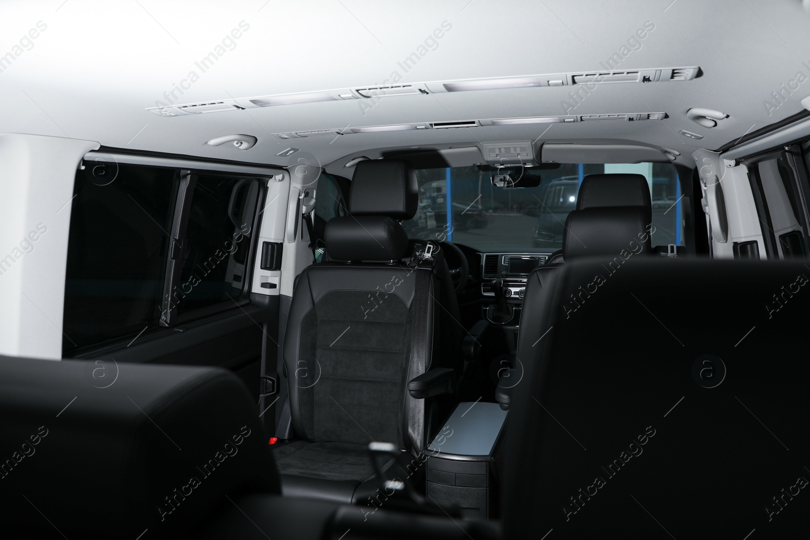 Photo of New modern car with comfortable seats inside