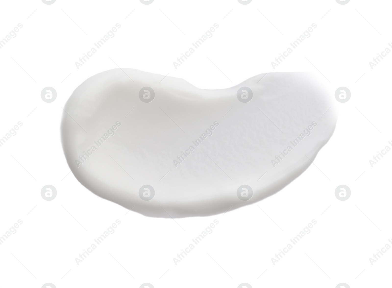 Photo of Sample of face cream isolated on white