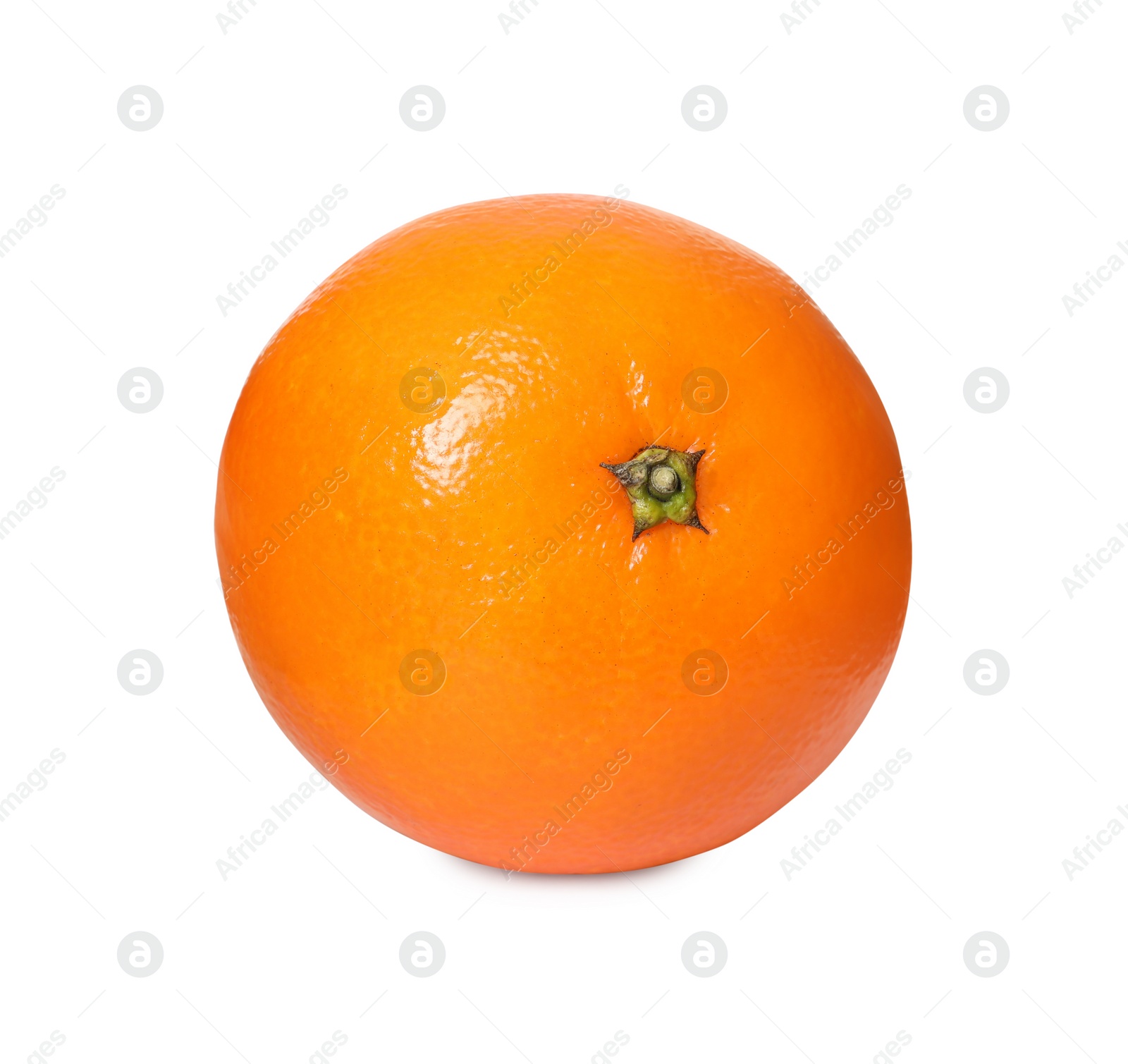 Photo of Fresh ripe juicy tangerine isolated on white