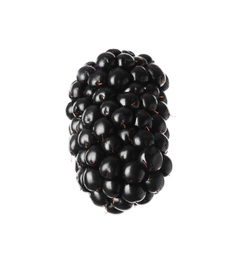 Delicious fresh ripe blackberry isolated on white
