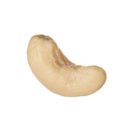 Tasty organic cashew nut isolated on white