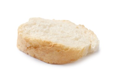 Photo of Piece of fresh baguette isolated on white