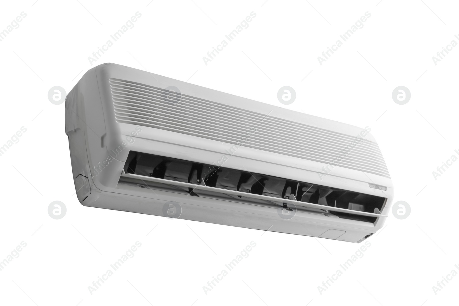 Image of Modern air conditioner isolated on white. Home appliance