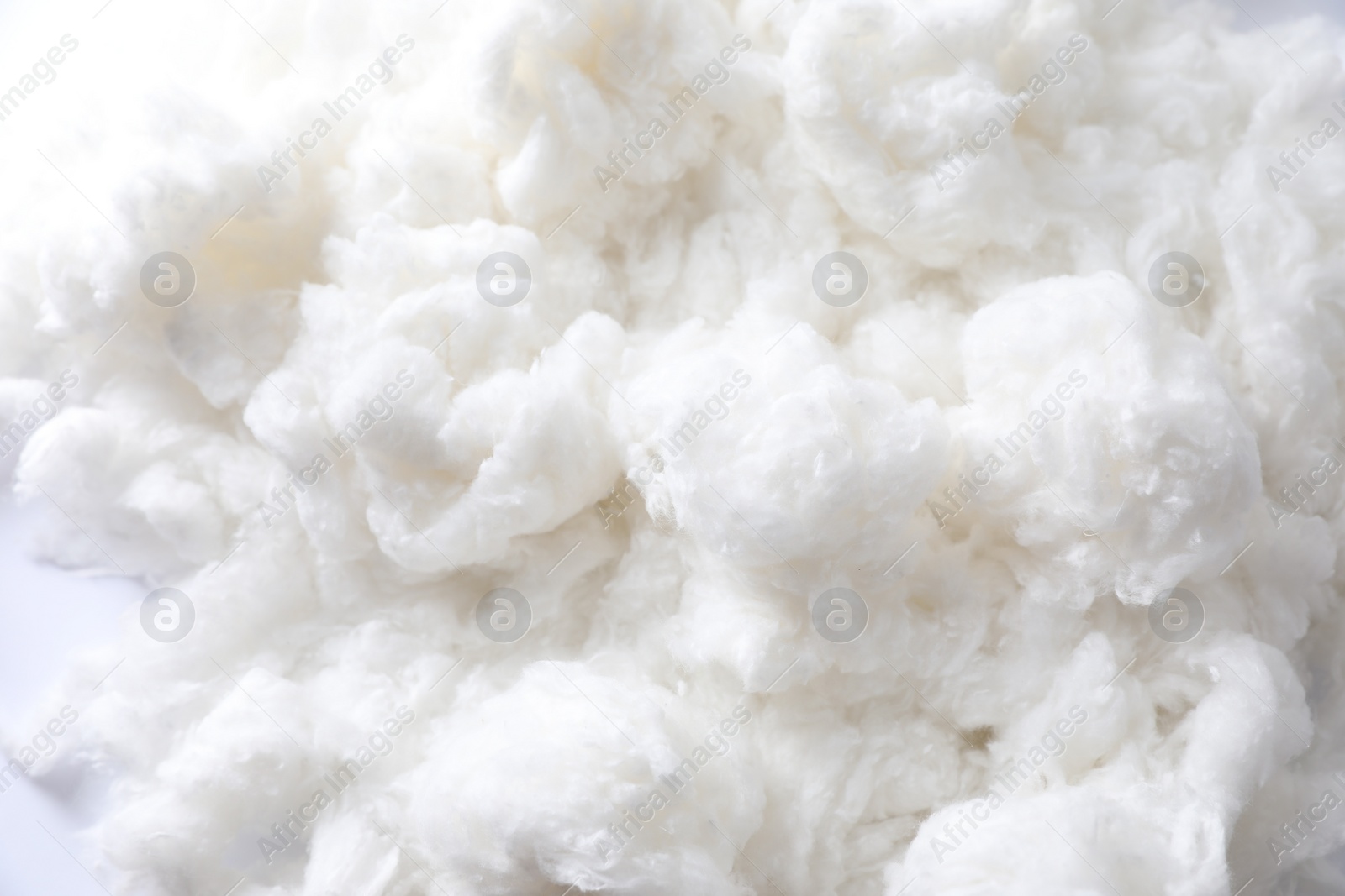 Photo of Soft clean cotton as background, top view