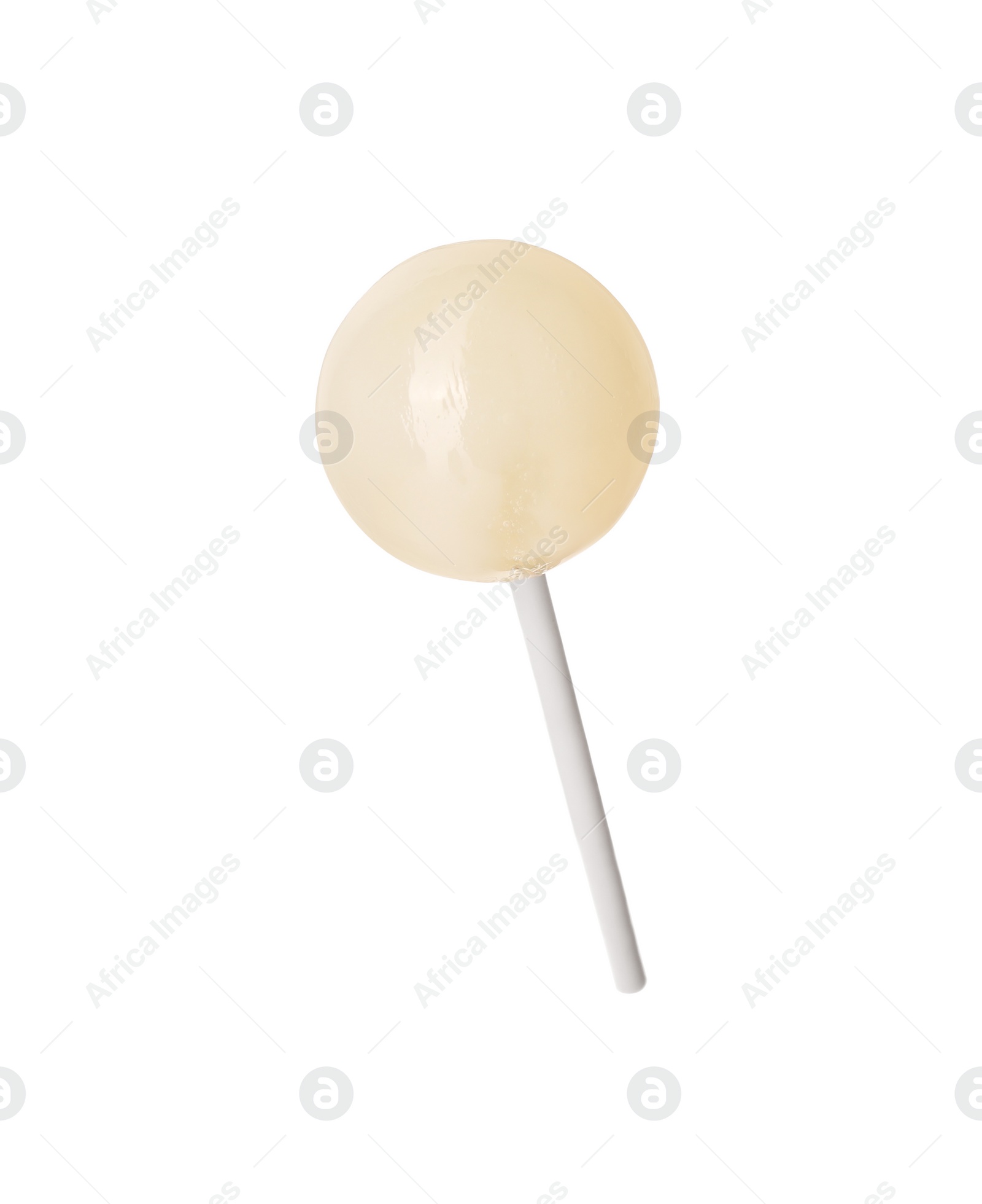 Photo of Tasty lollipop isolated on white. Confectionery product