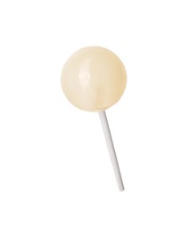 Photo of Tasty lollipop isolated on white. Confectionery product