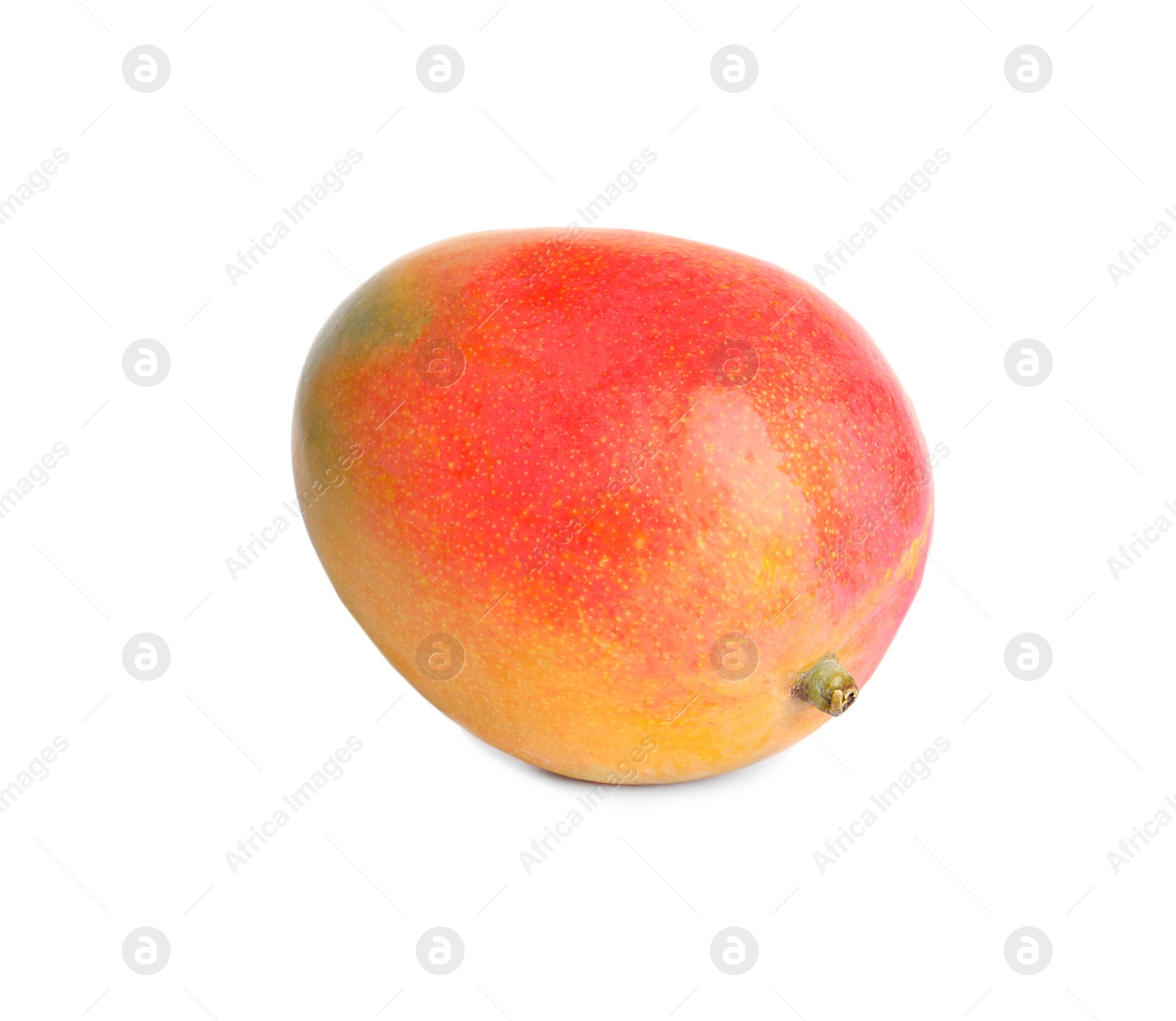 Photo of Delicious ripe juicy mango isolated on white