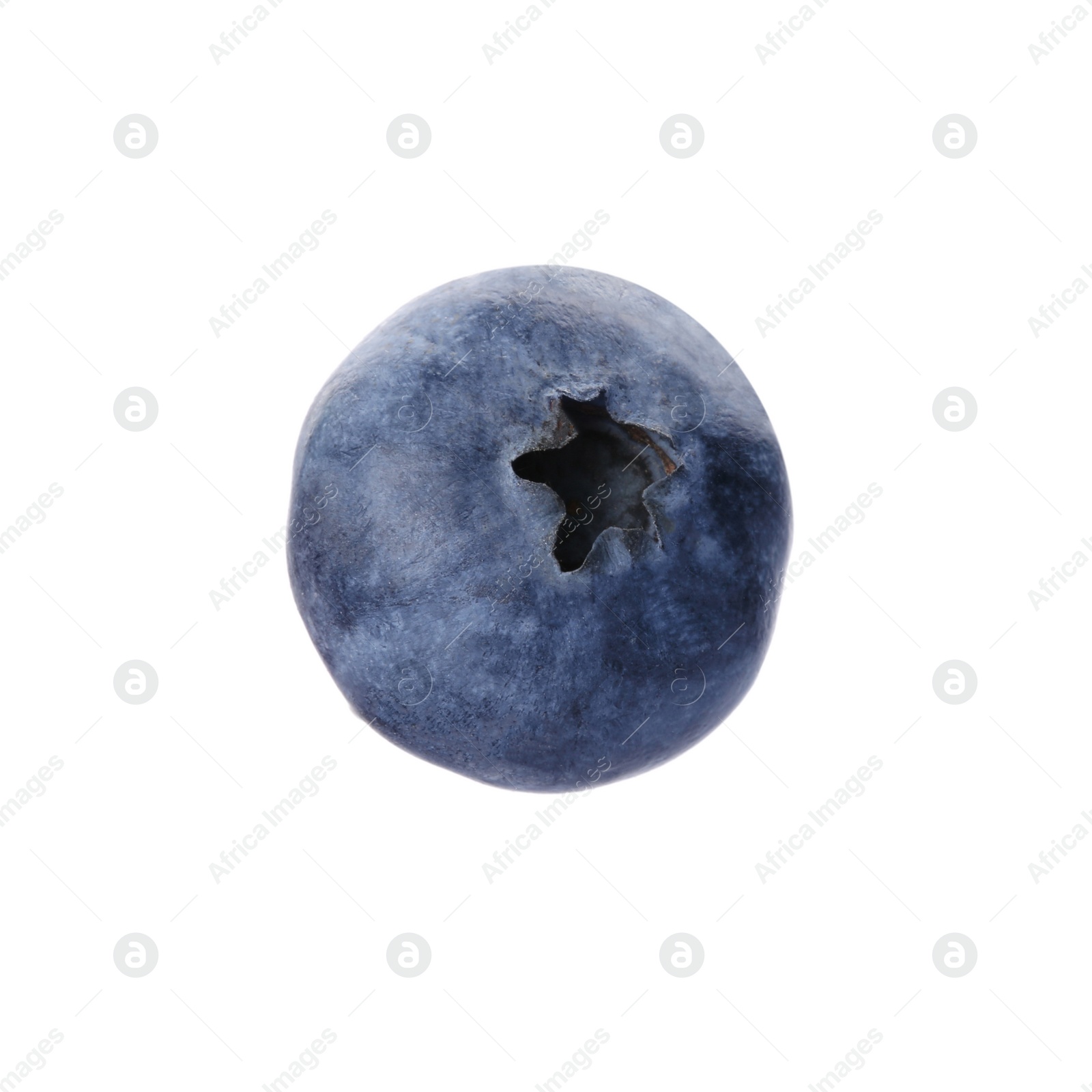 Photo of Tasty ripe fresh blueberry isolated on white