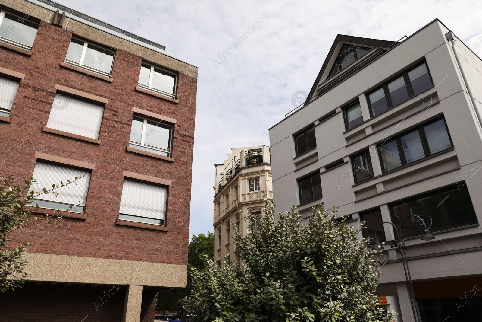 Photo of Exterior of beautiful modern residential buildings in city