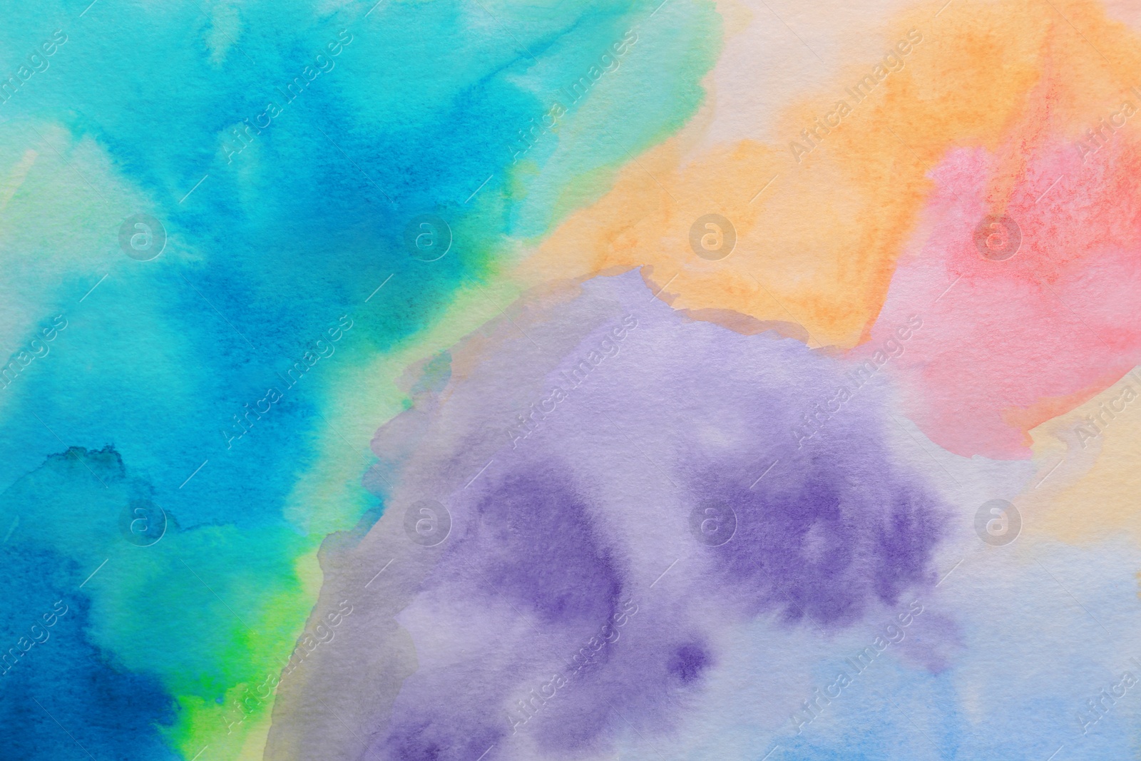 Photo of Abstract colorful background, closeup. Painted sheet of paper