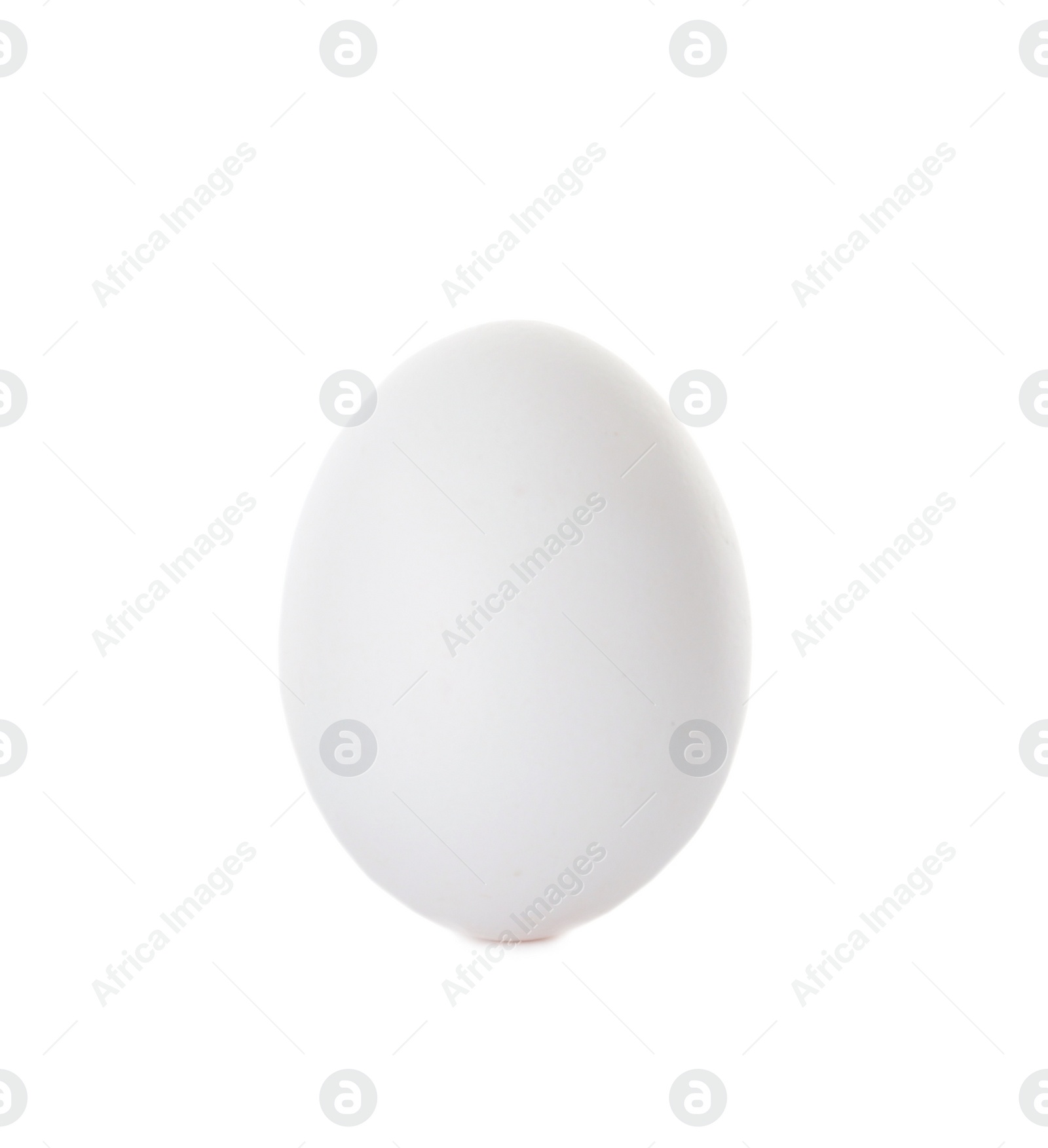 Photo of Fresh raw chicken egg isolated on white