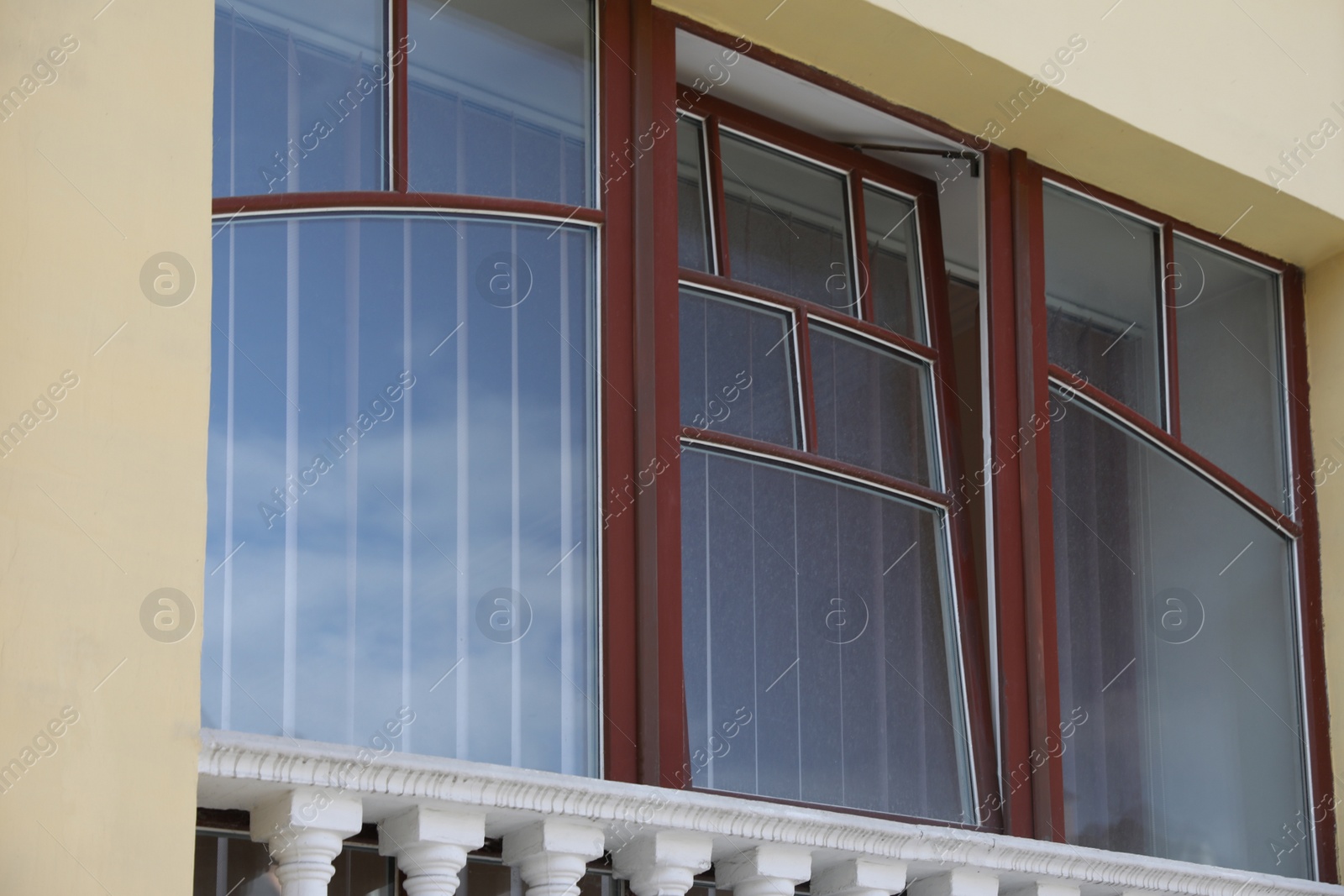 Photo of Wall of building with large stylish window