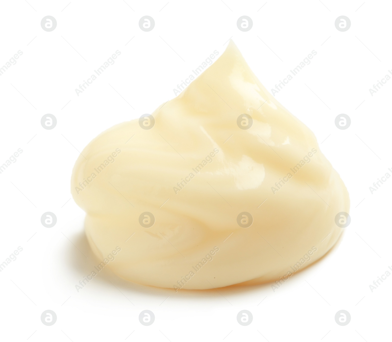 Photo of Cream sample on light background. Hand care cosmetics