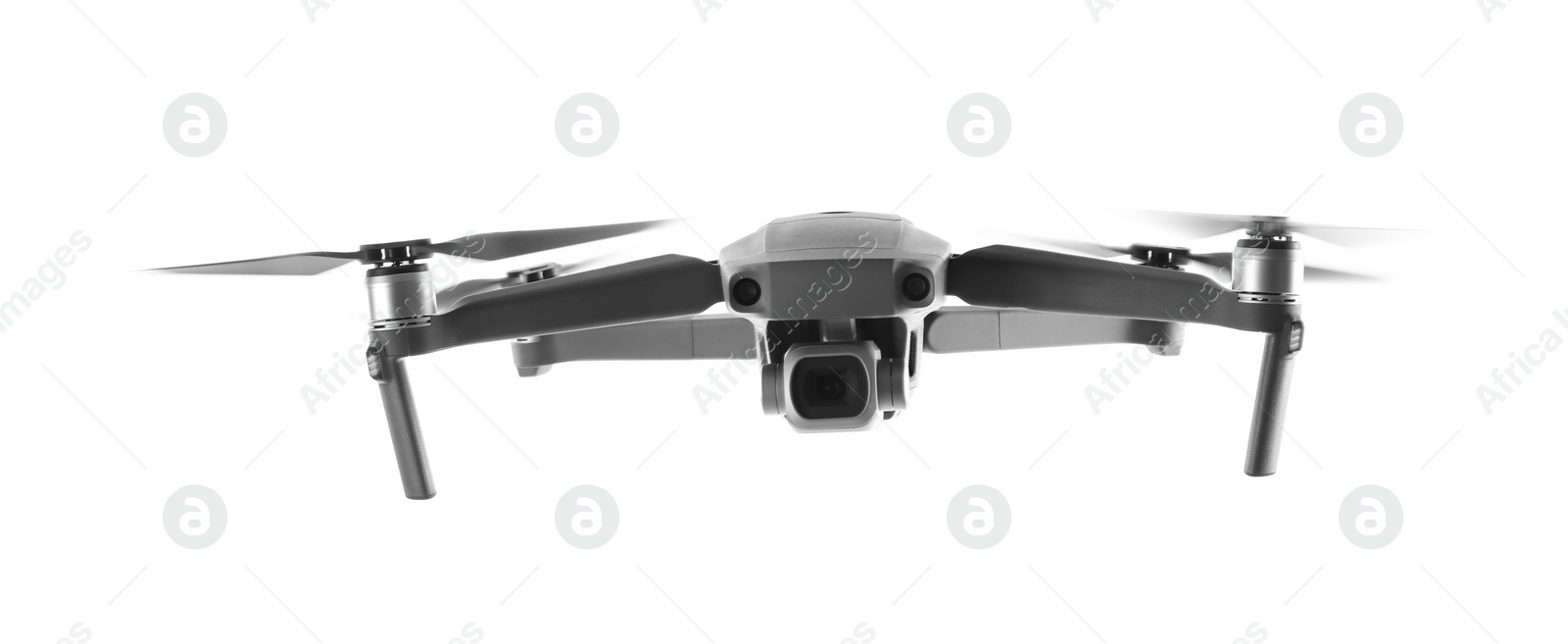 Photo of Modern drone with camera isolated on white