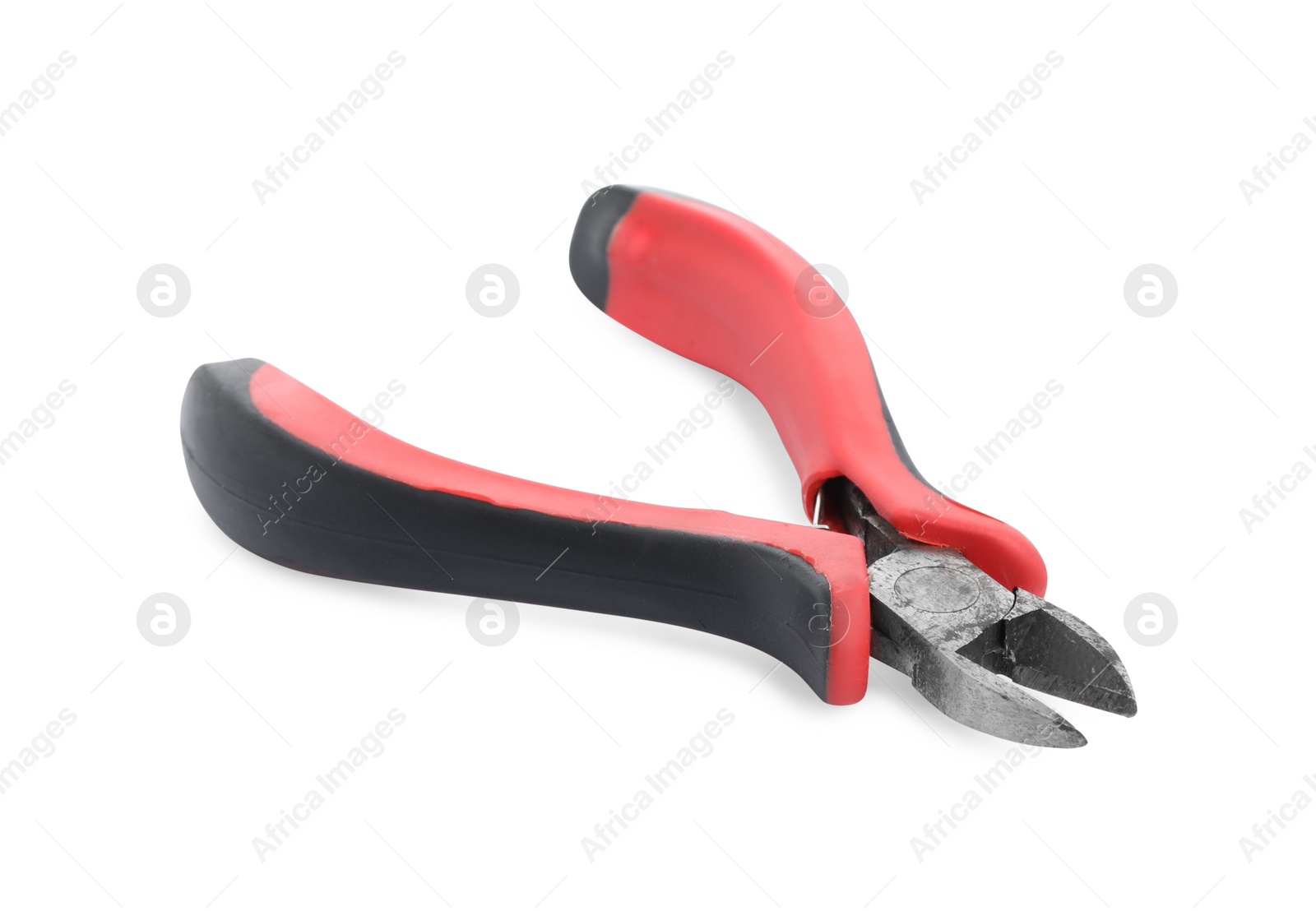 Photo of New side cutting pliers isolated on white