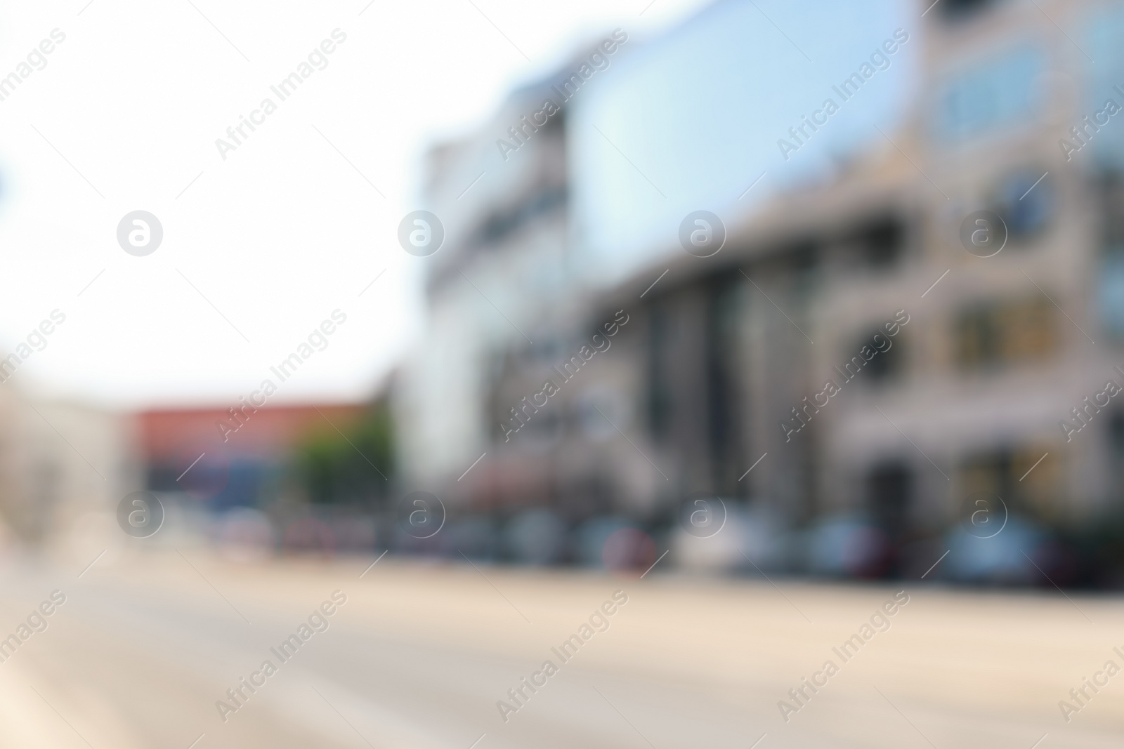Photo of Blurred view of beautiful city on sunny day