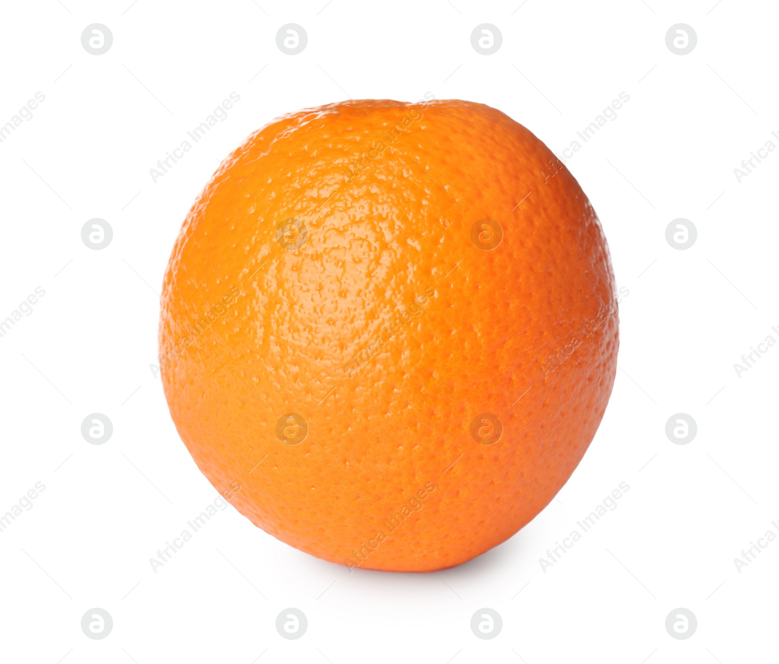 Photo of Delicious fresh ripe orange isolated on white