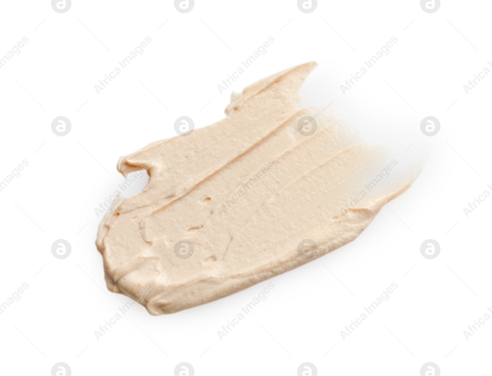 Photo of Sample of facial mask isolated on white, top view