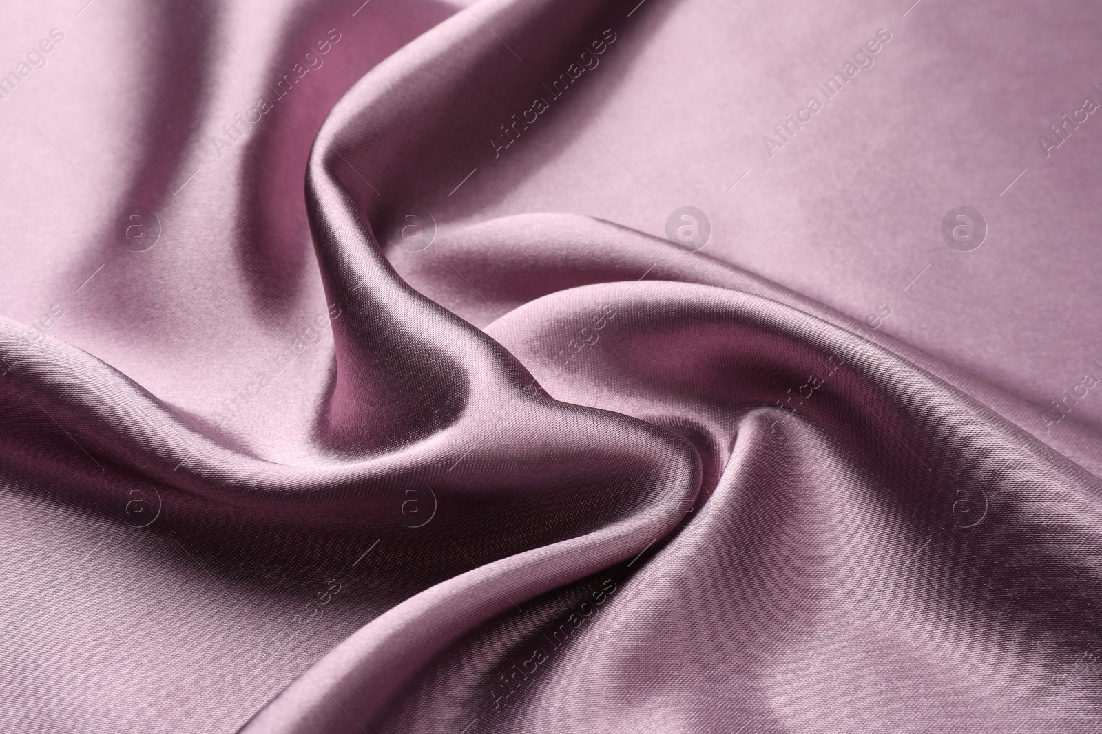 Photo of Texture of beautiful silk fabric as background, closeup