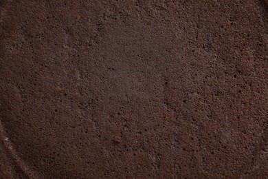 Photo of Delicious homemade sponge cake as background, closeup