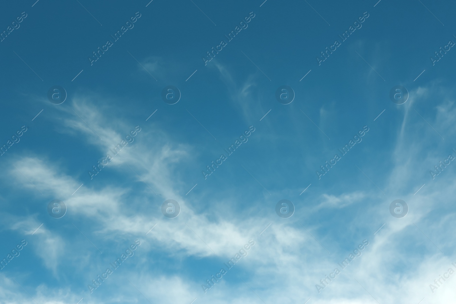 Photo of Beautiful white clouds in blue sky on sunny day