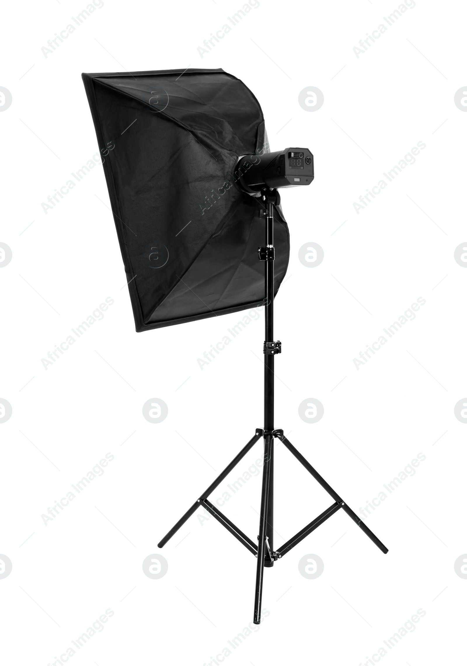 Photo of Studio lighting on white background. Food photography