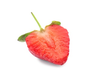 Delicious ripe strawberry on white background