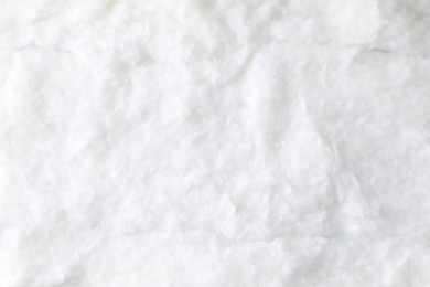 Photo of Soft clean cotton as background, top view