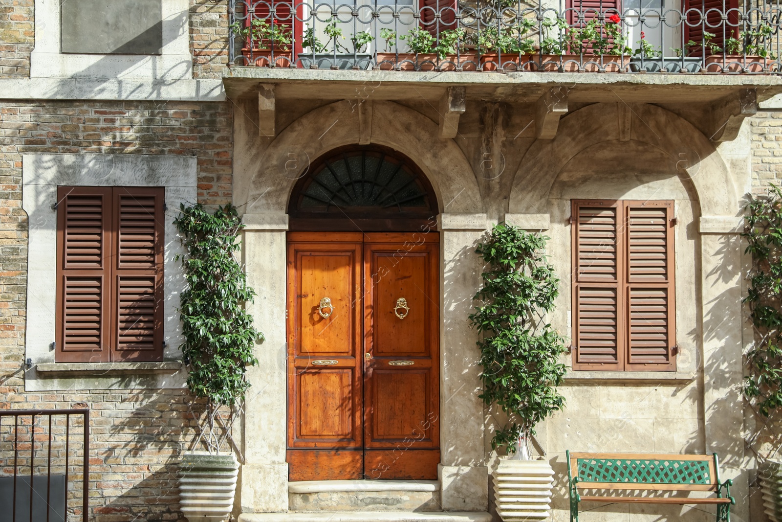 Photo of Exterior of beautiful residential building on sunny day