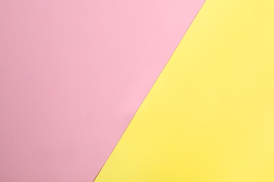 Colorful paper sheets as background, top view