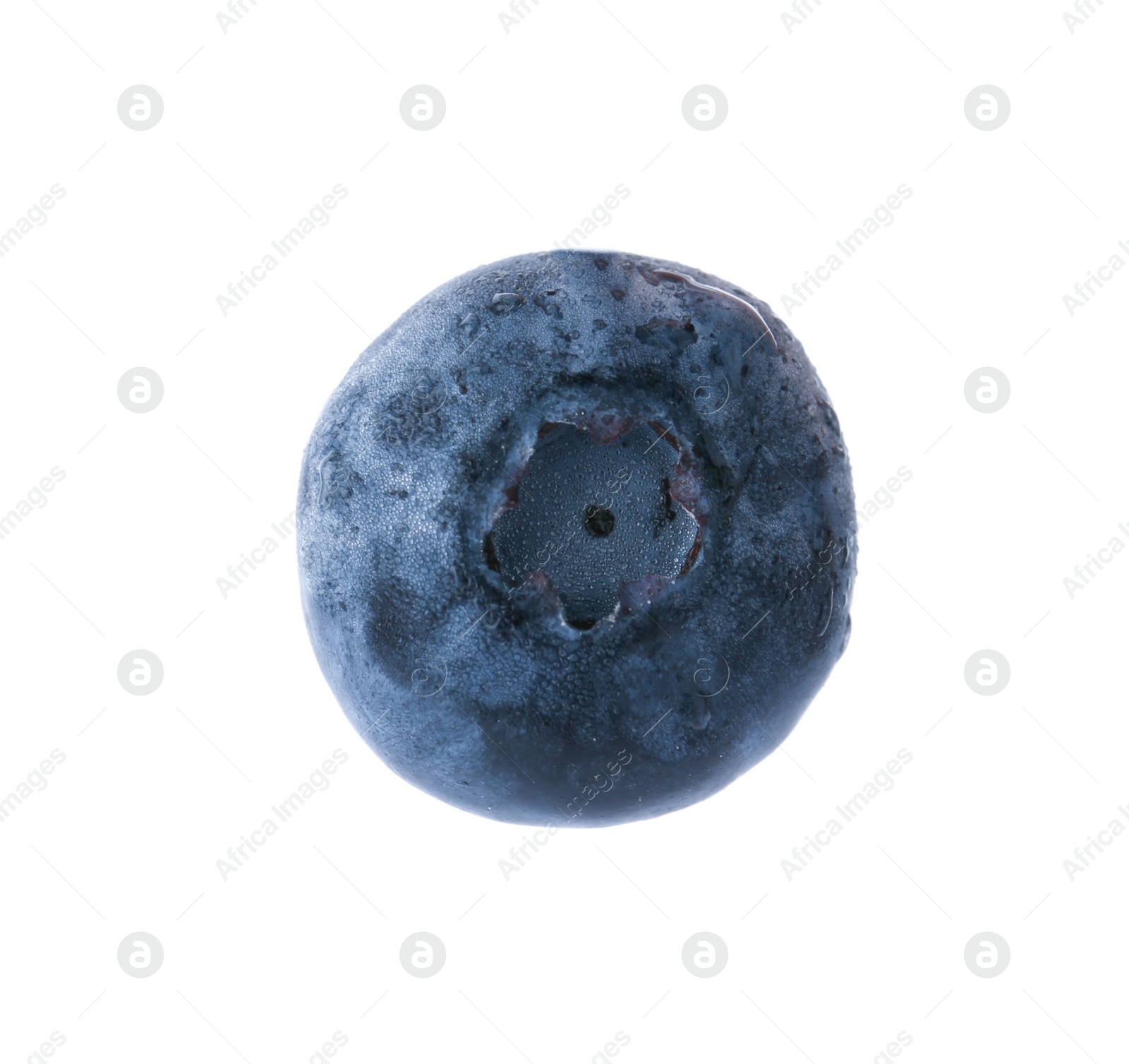 Photo of Fresh ripe blueberry on white background. Organic berry