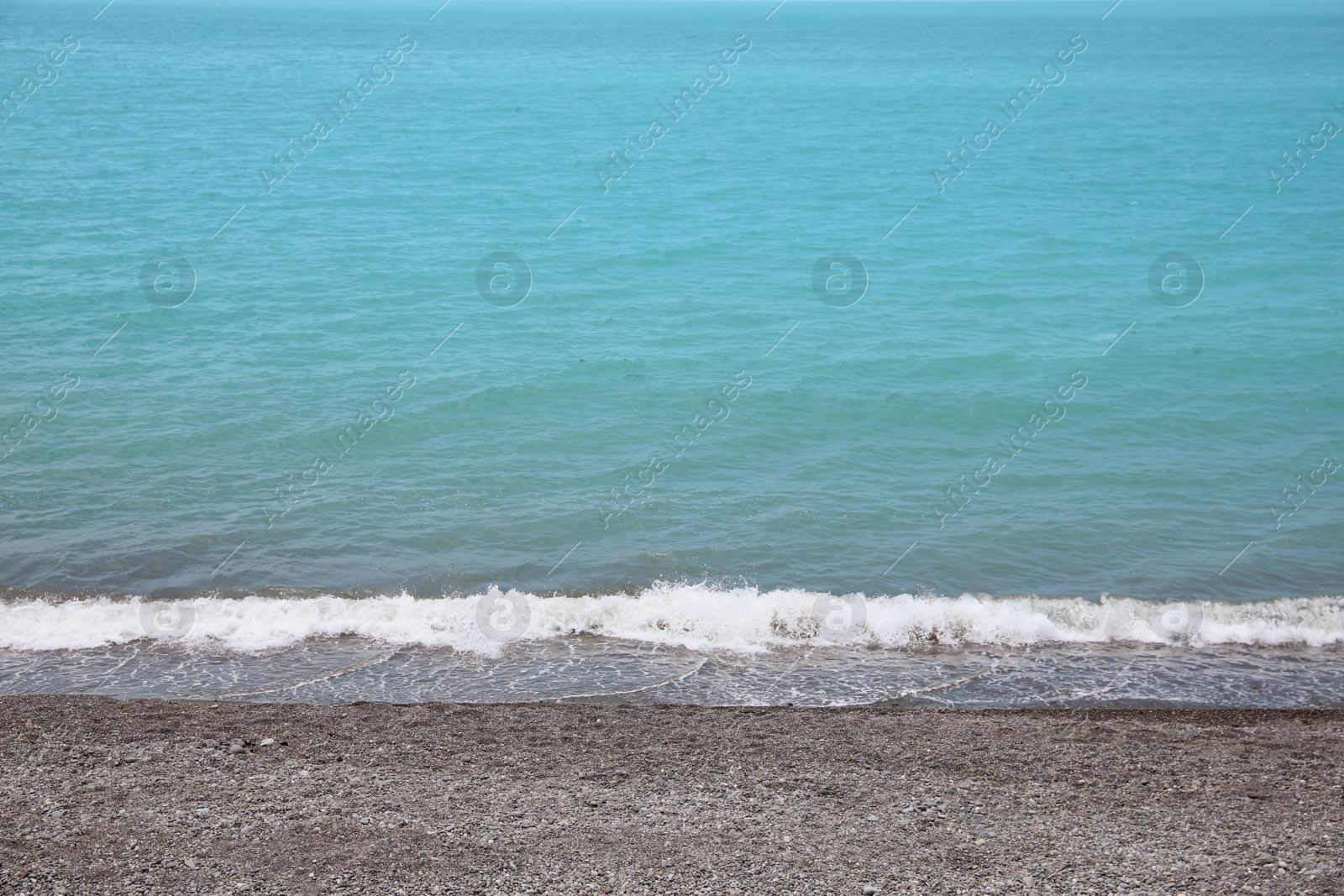 Photo of Picturesque view of beautiful seascape on coast