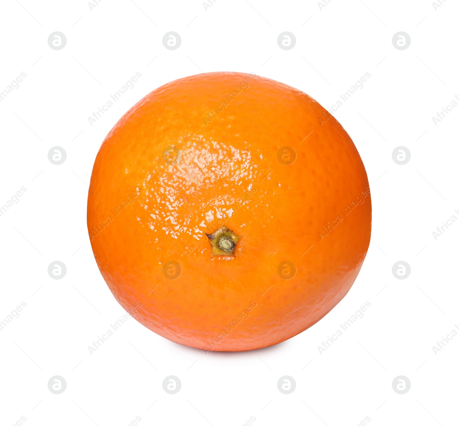 Photo of Fresh ripe juicy tangerine isolated on white