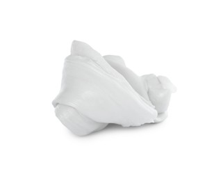 Photo of One used chewing gum on white background