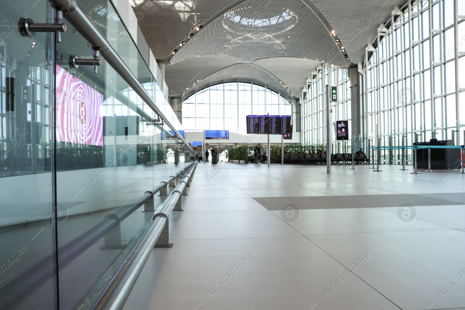 Photo of ISTANBUL, TURKEY - AUGUST 13, 2019: Interior of new airport terminal