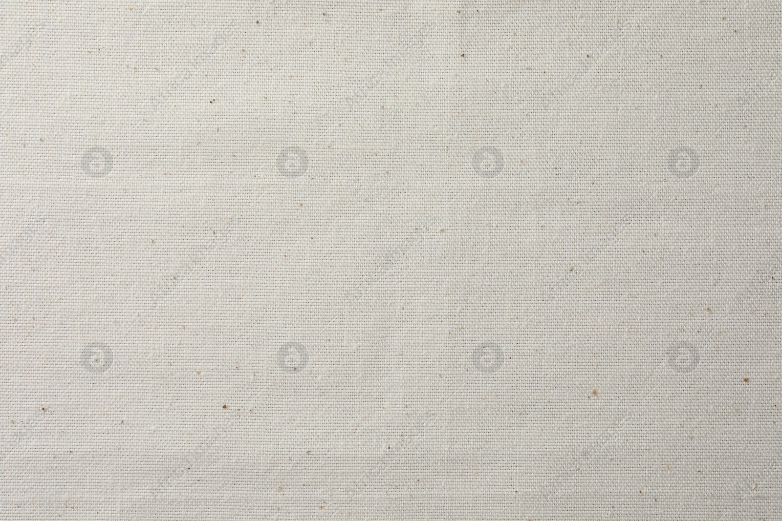 Photo of Texture of beige fabric as background, top view