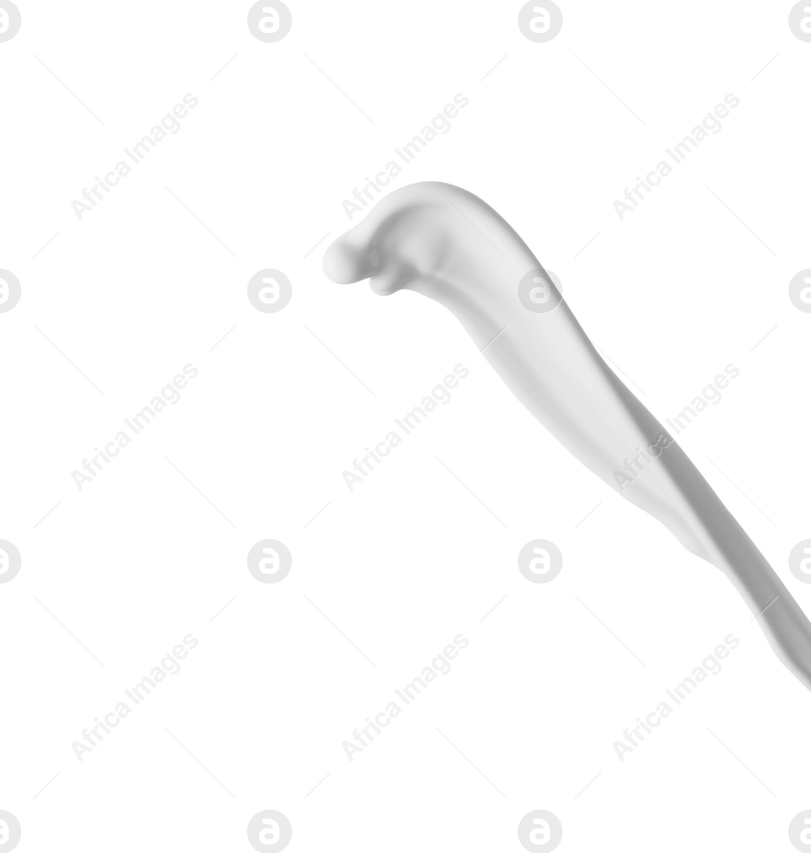 Photo of Splash of fresh milk isolated on white