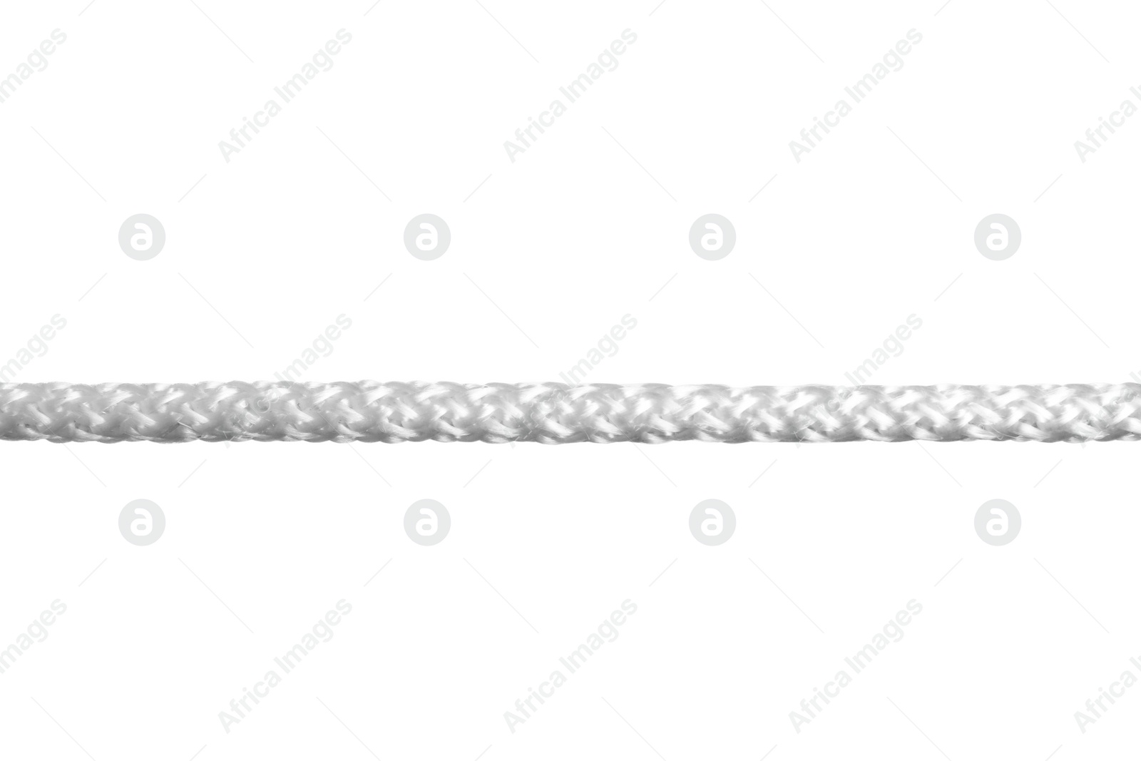 Photo of Color rope on white background. Simple design