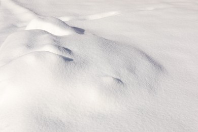 Photo of Beautiful snow on sunny day in winter