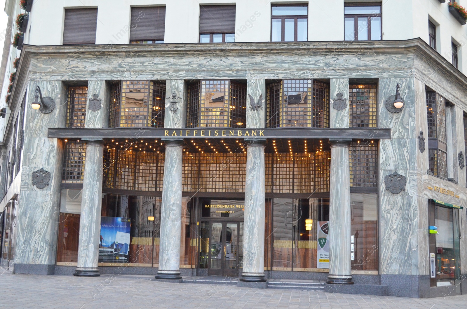 Photo of VIENNA, AUSTRIA - JUNE 18, 2018: Beautiful building of Raiffeisen bank