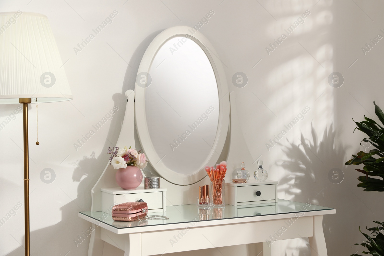 Photo of Stylish room interior with elegant dressing table