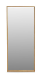 Beautiful modern mirror isolated on white. home decor