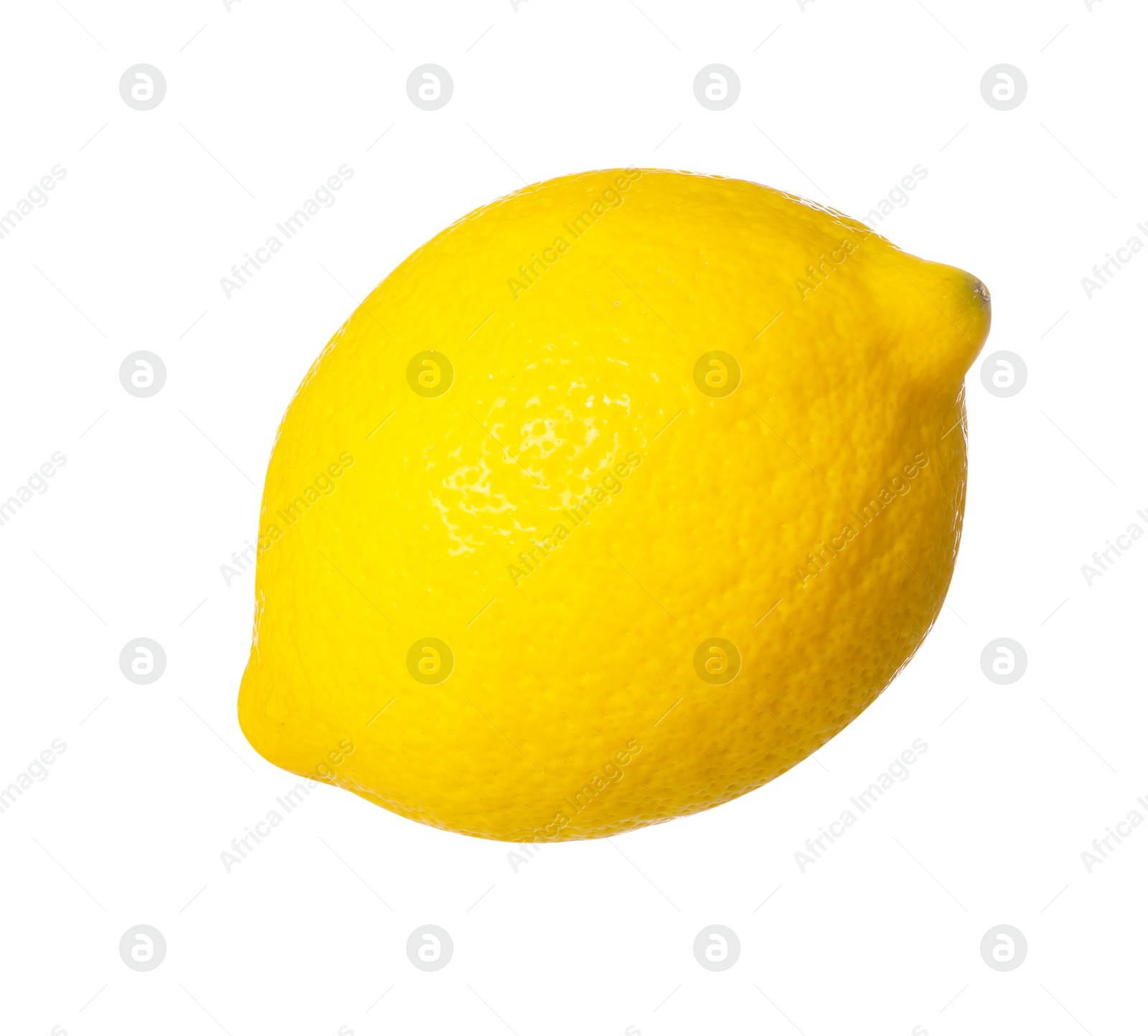 Photo of Fresh ripe whole lemon isolated on white