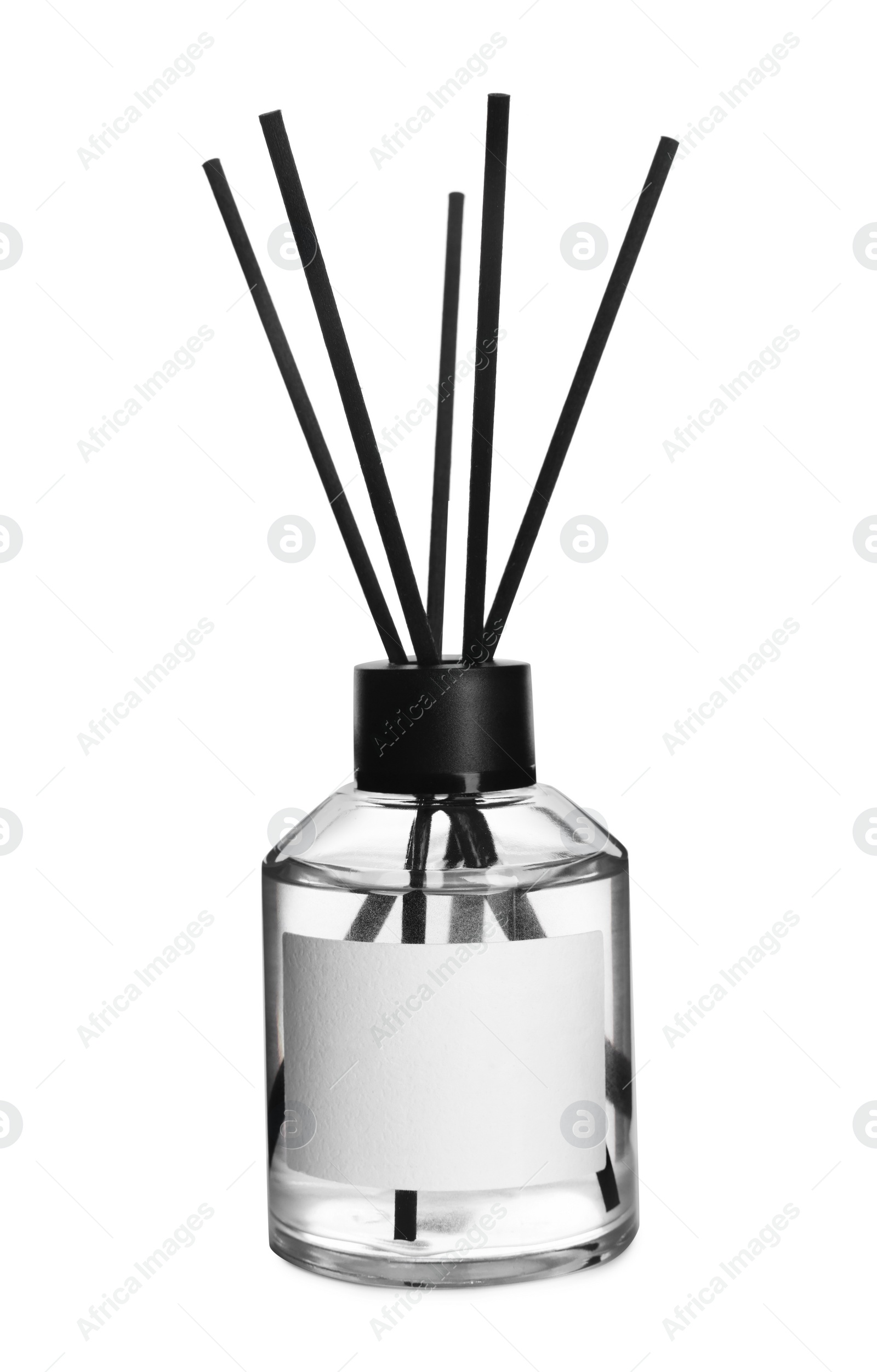 Photo of Aromatic reed air freshener isolated on white