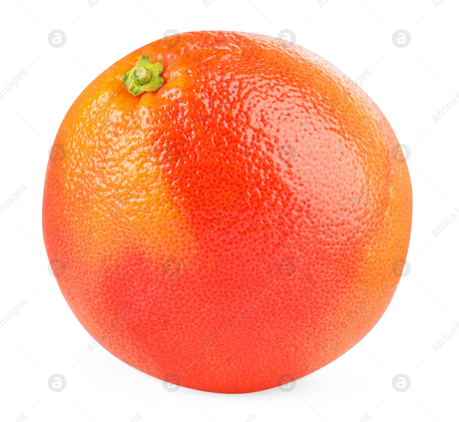 Photo of Fresh ripe grapefruit isolated on white. Citrus fruit